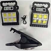 preiswerte Briefkastenlampen-Tragbare Solar-Klemmleuchte, solarbetriebene Klemmleuchte für den Außenbereich, wasserdicht, mit Bewegungsmelder und 3 Leuchtmodi für Terrasse, Garten, Zaun und Zelt