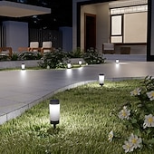 Χαμηλού Κόστους Διαδρομές και φανάρια-4 τεμάχια ηλιακά φώτα εξωτερικού χώρου για γκαζόν, αδιάβροχα φώτα για βίλα, μονοπάτια κήπου, διακοσμητικά φώτα, αυλή, λιβάδι, έδαφος, ένθετα φώτα