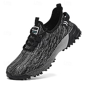 abordables Baskets Décontractées-Chaussures de sport pour hommes, en maille bleu marine, respirantes et flexibles, idéales pour la course, la marche et les activités de plein air décontractées.