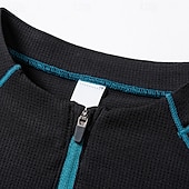  Homens Camisas Polo Polo Quarter Zip Casual Diário Quarter Zip Manga Curta Moda Básico Tecido Resfriamento Quarter Zip Verão Primavera Normal Preto Rosa Verde Camisas Polo