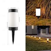 Χαμηλού Κόστους Διαδρομές και φανάρια-4 τεμάχια ηλιακά φώτα εξωτερικού χώρου για γκαζόν, αδιάβροχα φώτα για βίλα, μονοπάτια κήπου, διακοσμητικά φώτα, αυλή, λιβάδι, έδαφος, ένθετα φώτα