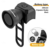 voordelige Home Improvement-IP4X waterdichte fiets- en mountainbiketoeter 120 dB, werkt op batterijen/oplader, fietsbel, kinderscooter, kinderwagen, loopautotoeter