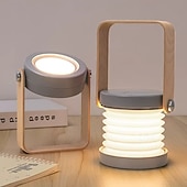 cheap Decorative Lights-Portable LED Lantern Light USB Rechargeable Outdoor Camping Light, Dimmable Atmosphere Lamp for Home Decor, Unique Birthday Gifts for Women Mom Friends