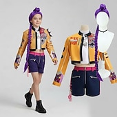  Kpop Inspired Korean Idol Inspired Pop Star Cosplay Costume Cosplay Wigs Cosplay Costume for Girls' Kid's Halloween Children's Day Masquerade