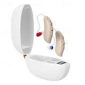 cheap Household Appliances-Digital Hearing Aids for Seniors ,Personal Hearing Enhancement Behind-The-Ear Aid  Sound Amplifier, Rechargeable Digital Hearing Amplifier with All-Day Battery Life