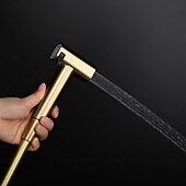 זול ברזים לבידה-סט ריסוס בידה חם וקר מוסתר לאסלה, מרסס בידה ידני לאסלה, מרסס בידה ידני לשירותים, מים חמים