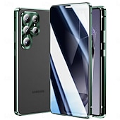 cheap 2026 Samsung Galaxy S26 Series-Phone Case For Samsung Galaxy S26 S26 Plus S26 Ultra Novelty Magnetic Adsorption Slim Case Detachable with Screen Protector Anti peep Metal ABS+PC