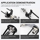 economico Strumenti di misurazione e misurazione-Chiave professionale per lavabo 2 pezzi - lavello multifunzione &amp;strumento di installazione del rubinetto, chiave per tubi con testa girevole per spazi ristretti sotto il lavandino
