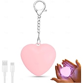 voordelige sensor nachtverlichting-Oplaadbaar taslampje voor Valentijnsdag, hartvormig taslampje voor in de tas, automatische aanraaksensor, onmisbaar accessoire voor in de tas, cadeau voor vriendin, vrouw, moeder, vrienden (1 stuk)