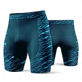 billiga Cykelshorts-Herr Geometrisk Cykelvägshorts Cykelshorts Vadderade cykelbyxor Cykel Shorts Underdelar Smal passform sporter 3D Tablett Snabb tork Svettavvisande Andningsfunktion Grön Kläder Cykelkläder