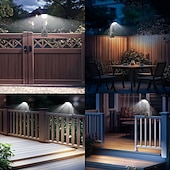 halpa Ulkotilojen seinävalaisimet-2 kpl ulkokäyttöön tarkoitettuja aurinkokennolla toimivia liiketunnistimella toimivia seinävalaisimia, IP65-vedenpitävä, 60 LED-helmeä, klipsikiinnitys, 3 tilaa, LED-turvavalo &amp;koristeelliset valot