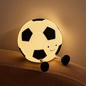 levne Zážitek fanoušků a atmosféra-Fotbalové noční světlo pro chlapce, měkká silikonová fotbalová lampa se 3 úrovněmi jasu a časovačem, USB dobíjecí měkké noční světlo pro dekoraci ložnice, roztomilý sportovní dárek pro fotbalové