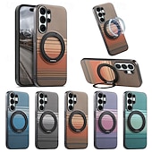 cheap 2026 Samsung Galaxy S26 Series-Phone Case For Samsung Galaxy S26 S25 Edge S24 FE S23 Ultra Plus A56 A36 A26 A16 A35 5G A15 Magnetic Adsorption with Stand Holder Shockproof TPU PU Leather