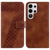 levne 2026 Samsung Galaxy S26 Série-telefon Carcasă Pro Samsung Galaxy S26 S26 Plus S26 Ultra Pouzdro na peněženku Vytlačený vzor Ochrana celého těla Stojánek Geometriské vzory PU kůže