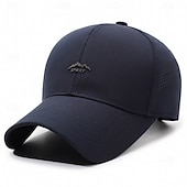 Χαμηλού Κόστους Καπέλο μπέιζμπολ ανδρών-Ανδρικά Τζόκεϊ Καπέλο ηλίου Καπέλο φορτηγατζή Μαύρο Βαθυγάλαζο Πολυεστέρας Προσαρμόσιμη Μοντέρνα Κομψό στυλ street Καθημερινό Καθημερινά ΕΞΩΤΕΡΙΚΟΥ ΧΩΡΟΥ Διακοπές Σκέτο
