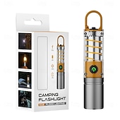 abordables Flashlights-Rechargeable High-Lumens Flashlights, Bright Multi-Mode Rechargeable Tactical Flashlight &amp; Camping Lamp, 5 Modes, USB Charge, Portable for Outdoor/Emergency/Home Use