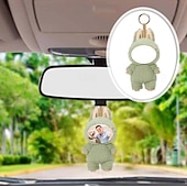 お買い得  パーソナライズされたテキスタイル-カスタム面白い顔のぬいぐるみキーホルダー、パーソナライズされた写真イースターバニーキーホルダーギフト写真人形ウサギの耳、ソフトバッグチャーム、バックパックアクセサリー、子供、ガールフレンド、花嫁介添人へのギフト