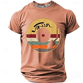 economico T-shirt Grafiche di Musica e Strumenti-Per uomo Musica Maglietta Manica Corta maglietta Stampa 3D Girocollo Camicia Moda Quotidiano Quotidiano Streetwear Blu Nero Rosso Estate Primavera Abbigliamento S M L XL XXL XXXL