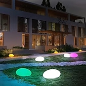 olcso Pathway Lights &amp; Lanterns-1 db kültéri napelemes kerti lámpák, műkavicsos lámpák, vízállóak, park ösvény, tóparti és lépcsős tájvilágításhoz