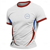 ieftine Tricouri patriotice 250-4 iulie 2026 Ziua Memorială de 250 de ani tricou bărbați designer Patriotic grafic
