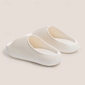 billiga Avslappnade sandaler-Lätta slip-on sommarstrandskor för män – bekväm ovandel i mjuk EVA, andningsbar öppen tå, halkfria vardagssandaler för poolkanten, semester och utomhusaktiviteter
