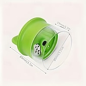 tanie Przybory kuchenne i gadżety-2 sztuki spiralnej, kreatywnej, wielofunkcyjnej tarki kuchennej, obrotowej obieraczki do marchwi i ogórków oraz krajalnicy do warzyw