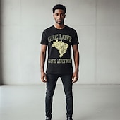 Meciul Mondial de Fotbal 2026 Ținute Tricou grafic Fotbal Inspirat de Brazilia Patriotic Tricou pentru Unisex Adulți Imprimare 3D pentru Petrecere Sport exterior