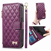 cheap 2026 Samsung Galaxy S26 Series-Phone Case For Samsung Galaxy S26 S26 Plus S26 Ultra Wallet Case Flip Cover Zipper with Wrist Strap Kickstand Retro TPU PU Leather