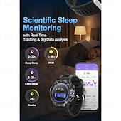 economico Smartwatch-Smartwatch AMOLED da 1,43" per uomo e donna, chiamate Bluetooth, batteria da 700 mAh, impermeabile fino a 3 ATM, orologio fitness.