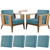 voordelige Patio Kussenshoes-4 stuks stretch kussenhoezen voor buiten, 100% waterdicht, vervangende hoezen voor tuinbanken en -sofa's, wasbare en herbruikbare meubelbeschermers.