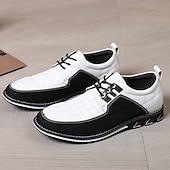 abordables Baskets Décontractées-Chaussures décontractées à lacets rouges et noires pour hommes, modernes et sportives, confortables au quotidien pour le travail, les voyages et les loisirs.