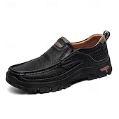 ieftine Pantofi casual slip-on-Mocasini casual maro pentru bărbați, cu vârf moale, model resort, încălțăminte confortabilă pentru călătorii și vacanțe, pentru timpul liber zilnic
