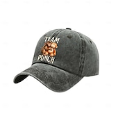 voordelige Geschenken-Team Punch Monkey Meme Baseball Cap Grappige Vintage Gewassen Katoenen Verstelbare Vader Pet voor Mannen en Vrouwen