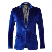 billiga Herrkostymer från 1920-talet-Den store Gatsby Kostymer och kavajer Blazer Herr Retro / vintage 1920-talet Sammet Vacker klänning Vuxen Nyår Maskerad Fest / afton Kappa
