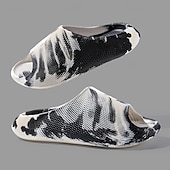billiga Avslappnade sandaler-Lätta slip-on sommarstrandskor för män – bekväm ovandel i mjuk EVA, andningsbar öppen tå, halkfria vardagssandaler för poolkanten, semester och utomhusaktiviteter
