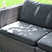 Недорогие Чехол для подушек на веранде-8 эластичных чехлов для подушек патио, водонепроницаемые сменные чехлы для уличных диванов, чехлы для уличных диванов &amp;Чехлы для диванов, чехлы для подушек садовой мебели, моющиеся многоразовые