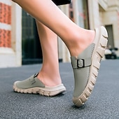 economico sandali da esterno-Sneakers casual da uomo verdi senza lacci: scarpe leggere e traspiranti, ideali per passeggiate all'aperto, viaggi e per tutti i giorni.