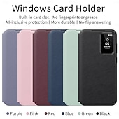 cheap 2026 Samsung Galaxy S26 Series-Phone Case For Samsung Galaxy S26 S26 Plus S26 Ultra Wallet Case Clear View Window Camera Lens Protector Ultra Thin Retro PU Leather