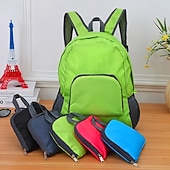 baratos Recreação ao Ar Livre-Mochila dobrável de viagem, leve e com grande capacidade, feita de lona, ideal para mulheres. &amp;Homens, ideal para caminhadas, acampamentos e montanhismo. &amp;esportes ao ar livre