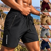 رخيصةأون شورت جري-رجالي شورت للجري شورت رياضي رباط Pockets شورتس مناسب للبس اليومي الأماكن المفتوحة عطلة الصيف خفة الوزن متنفس تمرين نادي رياضي المشي الركض استرخاء صالح ملابس رياضية ألبسة رياضية