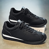 abordables Zapatillas Informales-Zapatillas sin cordones de piel sintética para hombre: elegantes, fáciles de llevar, ideales para reuniones informales, viajes y comodidad diaria.