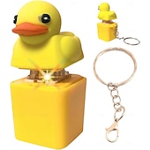 tanie Dekoracyjne światła-Rechocząca żaba, zabawka-fidget, akumulatorowy brelok z rechoczącą żabą, rechocząca żaba, antystresowy gadżet z kolorowymi światłami, świetna zabawa &amp;przenośna zabawka łagodząca lęk
