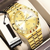 abordables Relojes de Cuarzo-872 nuevo reloj clásico de negocios de acero inoxidable ultrafino para hombre, reloj de pulsera de cuarzo luminoso resistente al agua