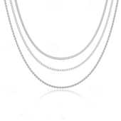 baratos Colares e Pendentes-1pç Colar For Mulheres Diário Rua Presente Liga Patchwork