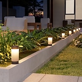 Χαμηλού Κόστους Διαδρομές και φανάρια-4 τεμάχια ηλιακά φώτα εξωτερικού χώρου για γκαζόν, αδιάβροχα φώτα για βίλα, μονοπάτια κήπου, διακοσμητικά φώτα, αυλή, λιβάδι, έδαφος, ένθετα φώτα