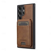 preiswerte 2026 Samsung Galaxy S26 Serie-Handy Hülle Handyhüllen Für Samsung Galaxy S26 S26 Plus S26 Ultra Rückseite Magnetische Adsorption Brieftaschenhülle Mit Ständer Abnehmbar Unterstützt kabelloses Laden Retro PU-Leder