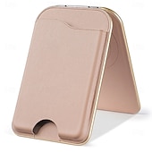 preiswerte Handy-Halter-2-in-1 magnetischer MagSafe-Wallet-Ständer, magnetisches Leder-Kartenetui für iPhone 17, 16, 15 Pro Max Serie mit verstellbarer Halterung