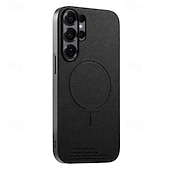 levne 2026 Samsung Galaxy S26 Série-telefon Carcasă Pro Samsung Galaxy S26 S25 Hrana S24 FE S23 Ultra Plus A56 A36 A26 A16 A55 5G A35 5G Magnetické adsorpční pouzdro Podpora bezdrátového nabíjení Nárazuvzdorné TPU PU kůže