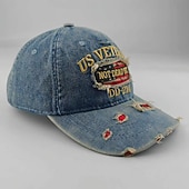  Cappello casual ricamato da veterano americano dd-214, berretto da baseball, cappello da papà regolabile con bandiera americana vintage effetto invecchiato per uomo e donna, regalo patriottico per