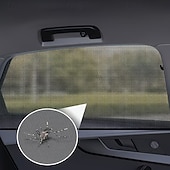 billiga Fordonstjänst-4-delars solskyddsset för bilfönster, UV-skydd, insynsskydd för fram- och bakfönster, lämplig för bilar och SUV:ar, enkel att installera, andningsbart nätmaterial, blockerar skadliga UV-strålar